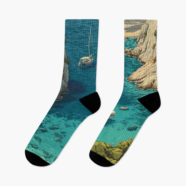 Item preview, Zakynthos Poster – Shipwreck Beach in Vintage Greek Island Art designed and sold by TuncGK.