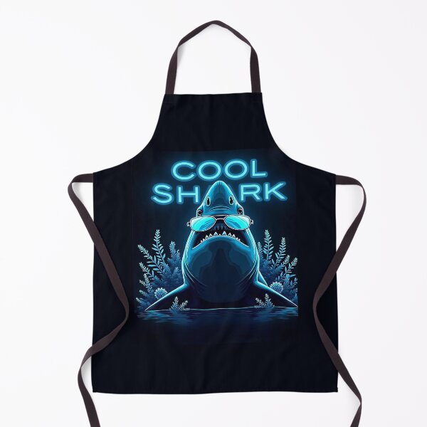 Item preview, Cool Shark in Neon Style with Sunglasses designed and sold by Taans-Creation.
