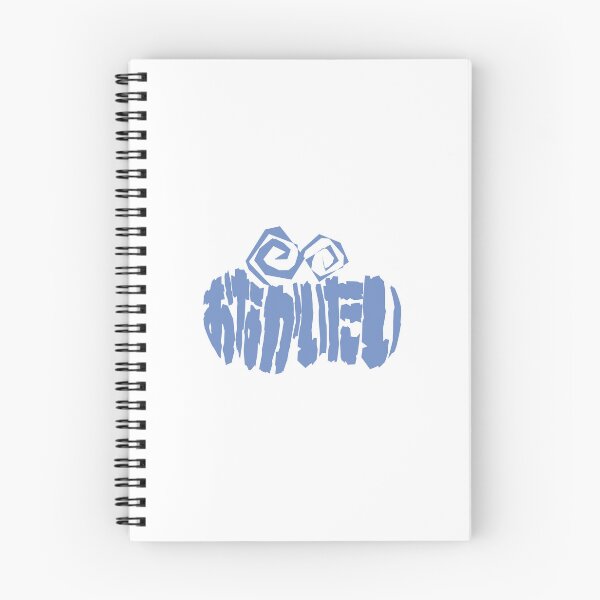 Item preview, Stomachache - Onaka Itai Typography (Light Blue) designed and sold by SkyPopDesignsJP.