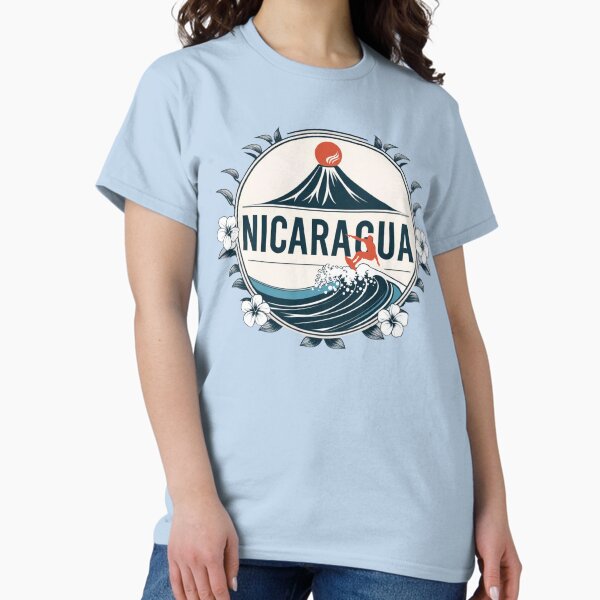 Item preview, Nicaragua Retro: Volcanoes and Surf Waves designed and sold by Claustronautas.