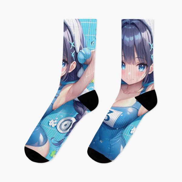 Item preview, Yuuki Sword Art Online School Swimsuit Playful Braided Wet Pose designed and sold by Conveentre.