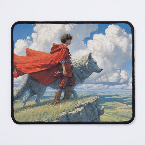 Item preview, A Boy and His Wolf designed and sold by Synthartik.