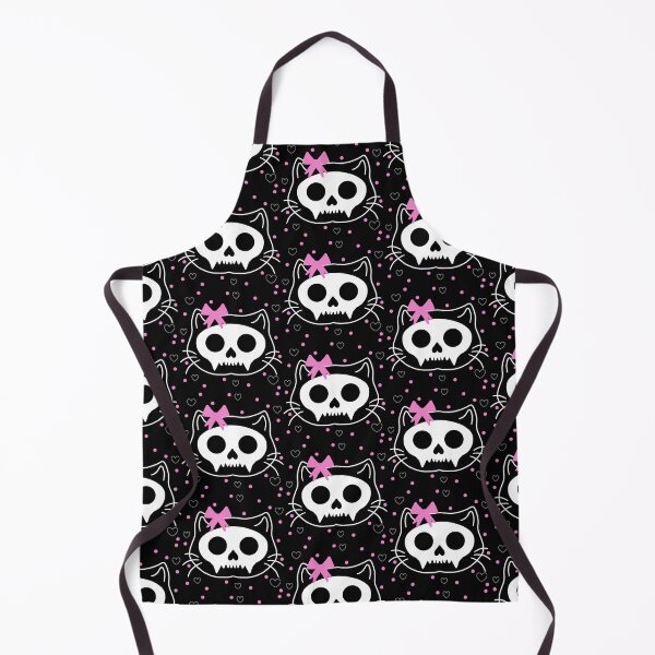 Item preview, Emo cat skull pattern designed and sold by Bugbotherer30.