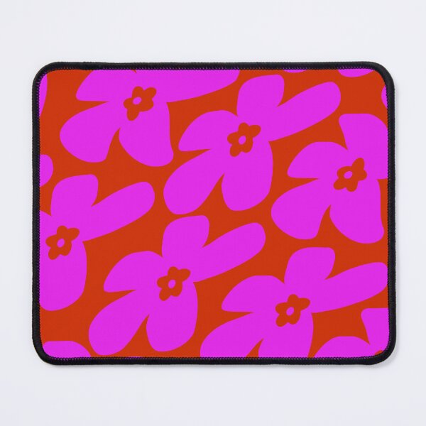 Item preview, Abstract Flowers Pattern 11 in Orange Red Pink designed and sold by nineFlorals.