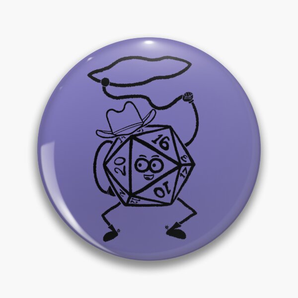 Item preview, D20 COWBOY CARTOON BLACK designed and sold by JustWantsSleep.