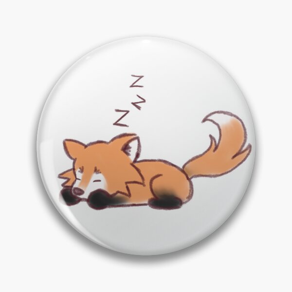 Item preview, Cute sleepy fox design designed and sold by Fuchsiella.