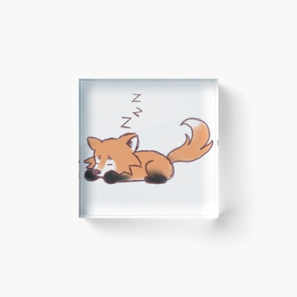 Item preview, Cute sleepy fox design designed and sold by Fuchsiella.
