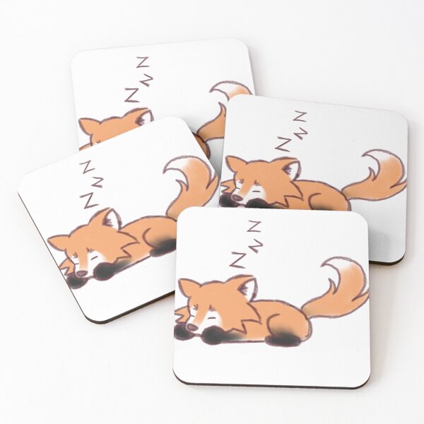 Item preview, Cute sleepy fox design designed and sold by Fuchsiella.