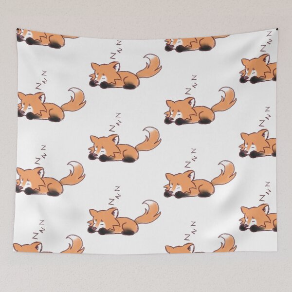 Item preview, Cute sleepy fox design designed and sold by Fuchsiella.