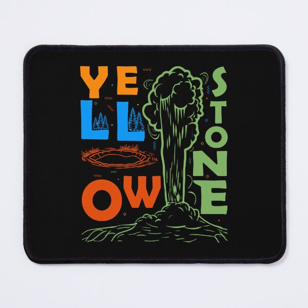 Artikelvorschau, Yellowstone-Nationalpark-Souvenir Wyoming Yellowstone entworfen und verkauft von DSWShirts.