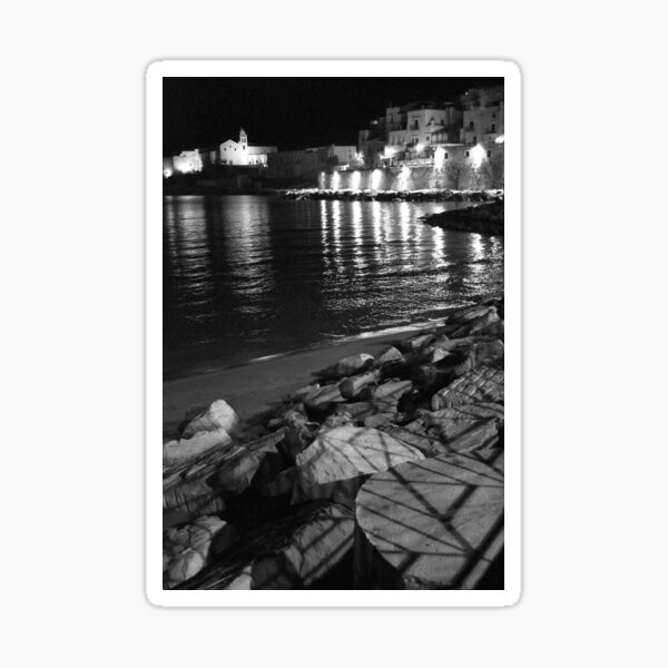 Item preview, Vieste Beach, Apulia, in Grayscale designed and sold by Igor Pozdnyakov.