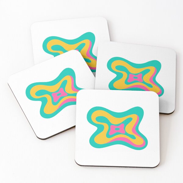 Item preview, Abstract shape game - bright colors and retro style designed and sold by SLNart.