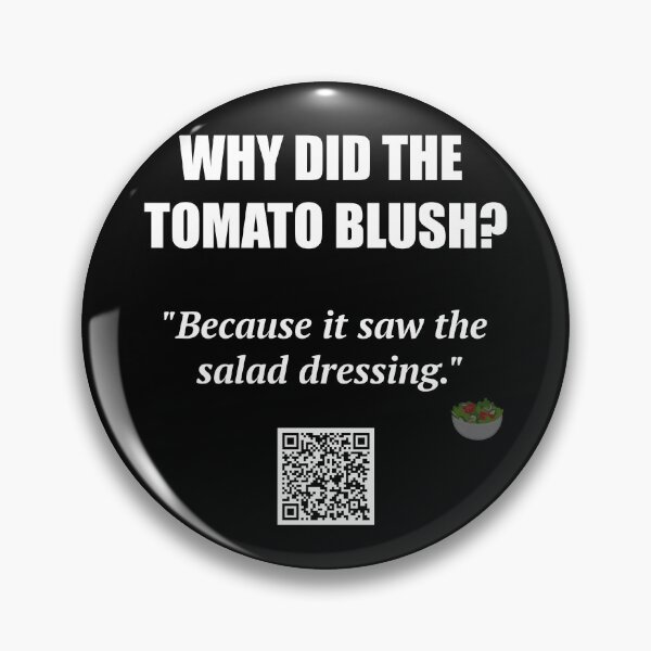 Item preview, Blushing Tomato – Cringiest Salad Joke designed and sold by BrushRushX.