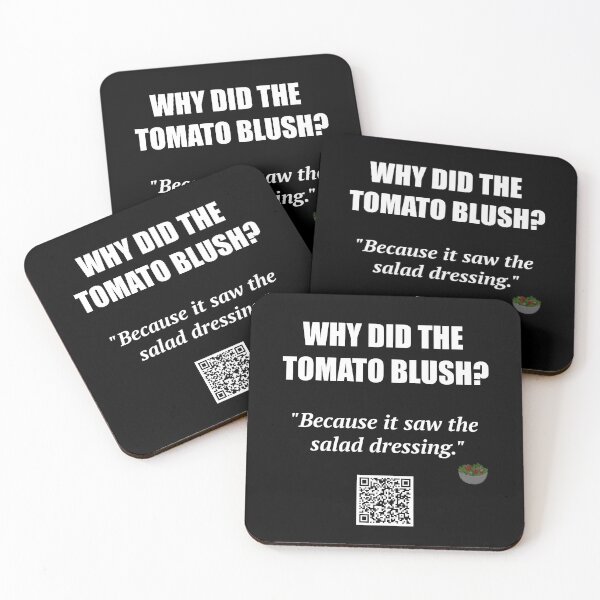 Item preview, Blushing Tomato – Cringiest Salad Joke designed and sold by BrushRushX.