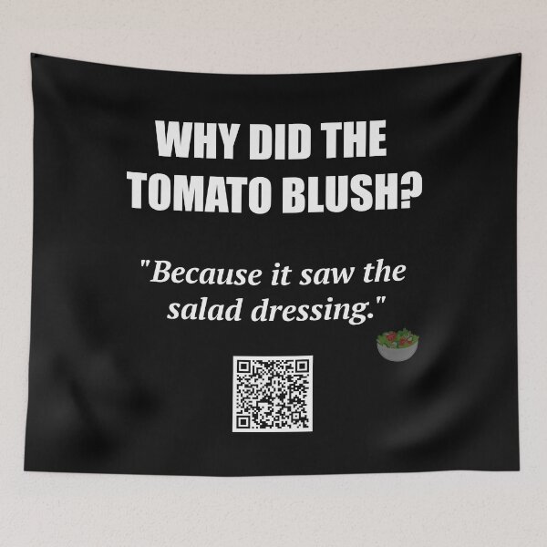 Item preview, Blushing Tomato – Cringiest Salad Joke designed and sold by BrushRushX.
