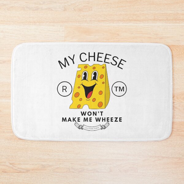 Item preview, My cheese won't make me wheeze (lactose-free cheese) designed and sold by Peerless-Prime.