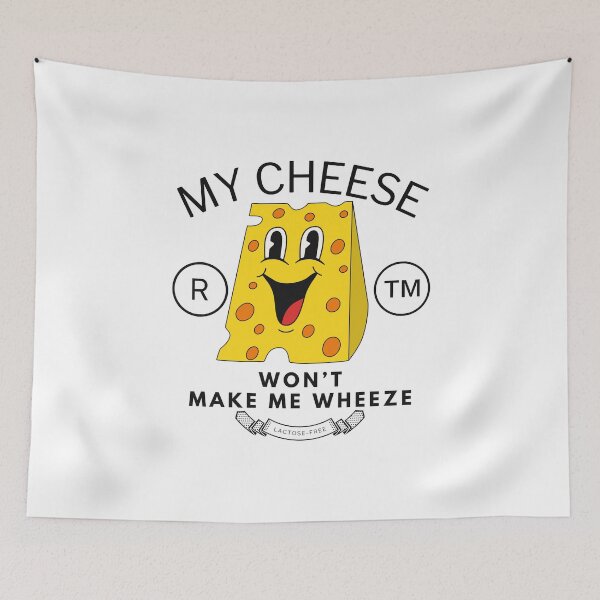 Item preview, My cheese won't make me wheeze (lactose-free cheese) designed and sold by Peerless-Prime.