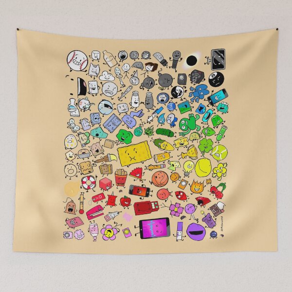 Item preview, BFDI Inanimate Insanity All Characters designed and sold by MsBonnieArt.