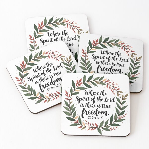 Item preview, Where the Spirit of the Lord is, there is True Freedom (2 Cor. 3:17) designed and sold by SLSGraphix.