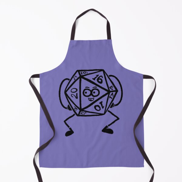 Item preview, D20 CARTOON BLACK designed and sold by JustWantsSleep.