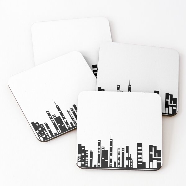 Item preview, Paysage Urbain 6 (simple, noir et blanc, minimaliste) designed and sold by EBFCDesigns.