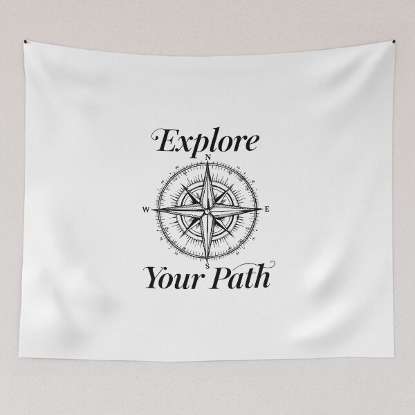 Item preview, Explore Your Path Vintage Compass Rose designed and sold by anas006.