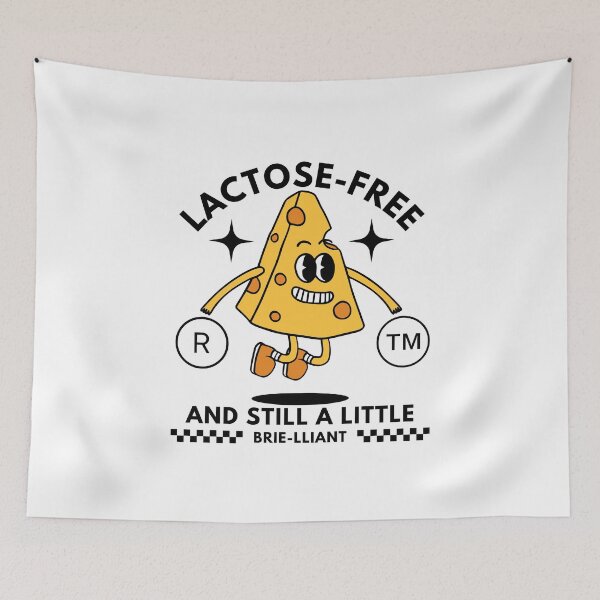 Item preview, Lactose-free and still a little brie-lliant (lactose-free cheese) designed and sold by Peerless-Prime.