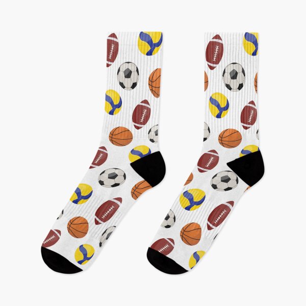 Item preview, Sport balls seamless pattern, football, volleyball, basketball designed and sold by Tanysha54.