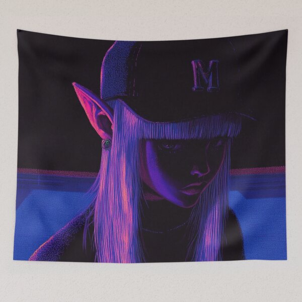 Item preview, Neon Emo Anime Elf designed and sold by V-Fantasy.
