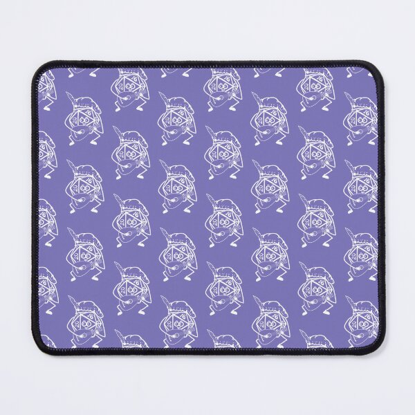 Item preview, D20 BARD CARTOON WHITE designed and sold by JustWantsSleep.