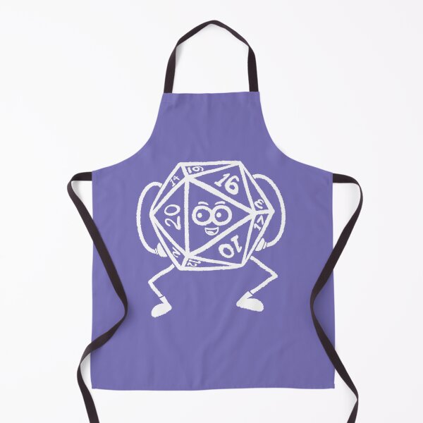 Item preview, D20 CARTOON WHITE designed and sold by JustWantsSleep.