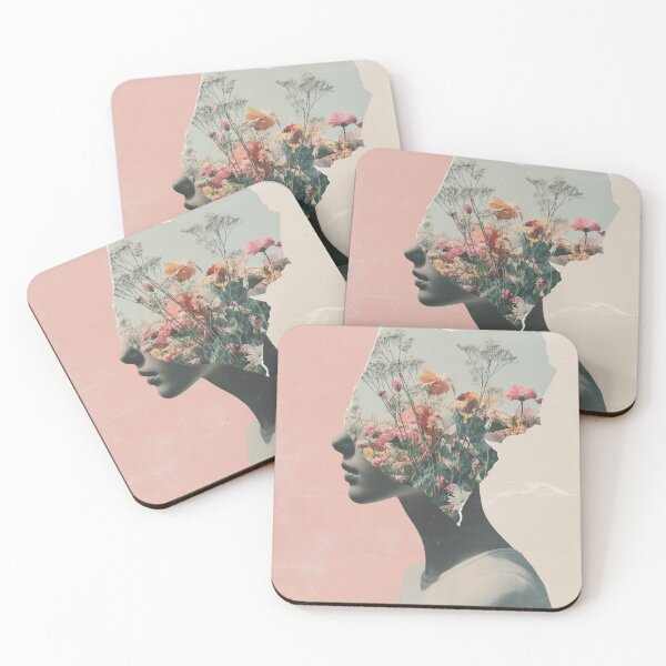 Item preview, Woman and Flowers Collage designed and sold by Synthartik.