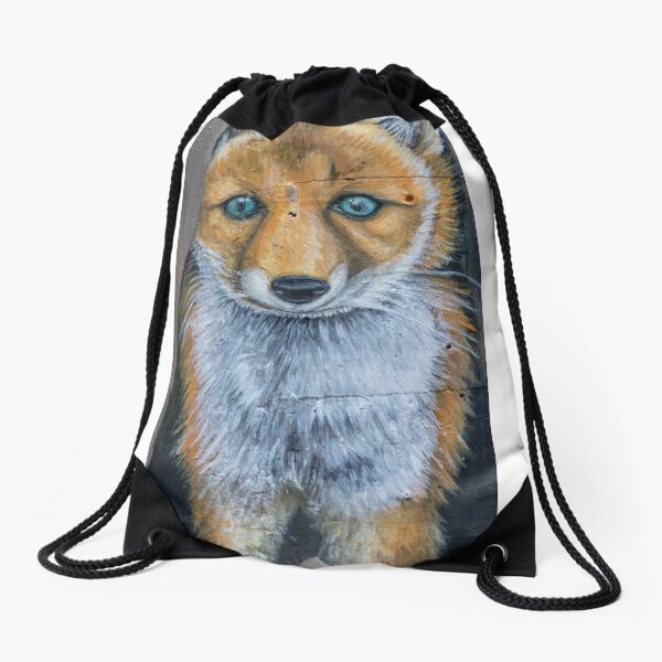 Little Foxy Drawstring Bag