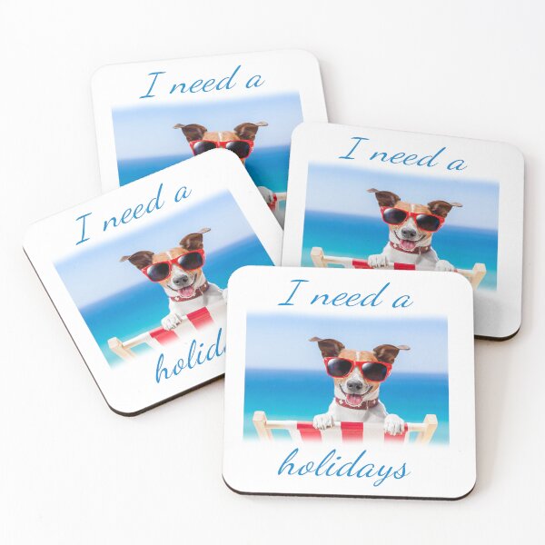 Item preview, Vacation Dog – I Need Holidays (Funny Summer Vibes designed and sold by EfraimFunArt.