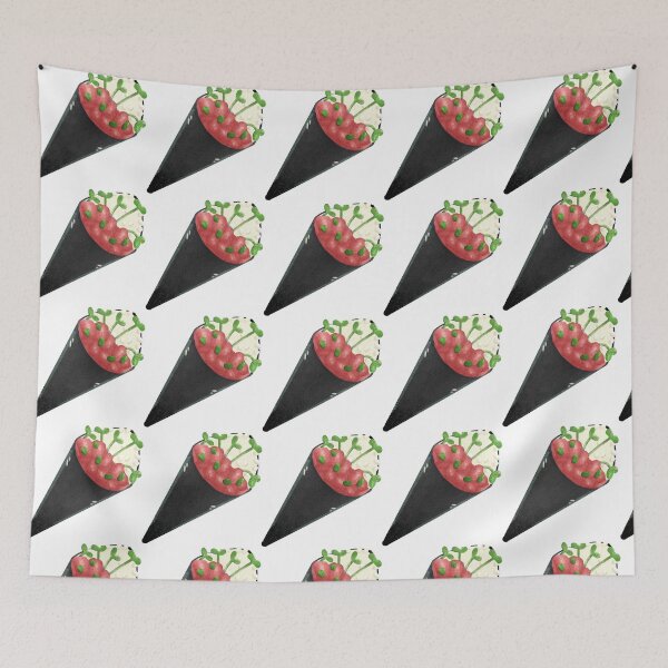 Item preview, Tuna Hand Roll Illustration designed and sold by pamaripai.