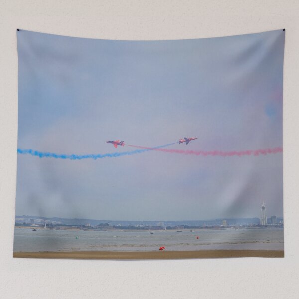Item preview, Red Arrows Flying Past Eachother designed and sold by Aham Photos.