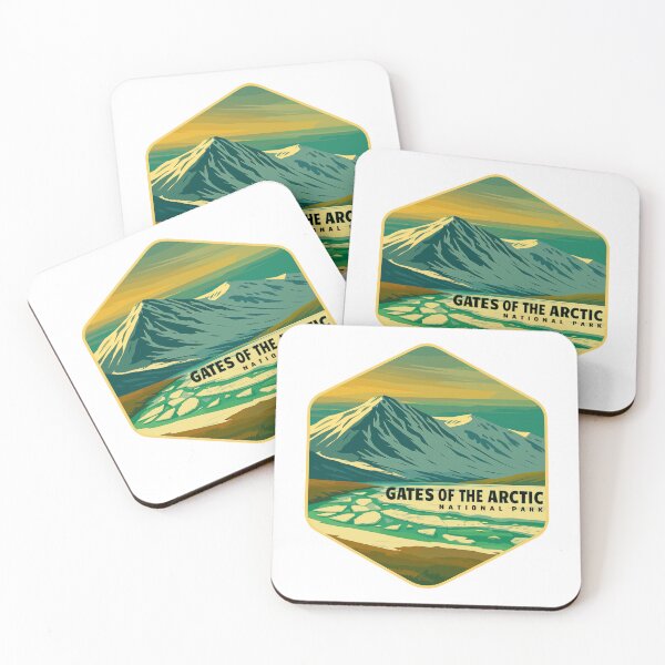Item preview, Gates of the Arctic National Park Retro Wilderness Sticker designed and sold by Ismeal Von.