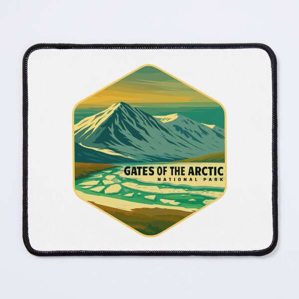 Item preview, Gates of the Arctic National Park Retro Wilderness Sticker designed and sold by Ismeal Von.