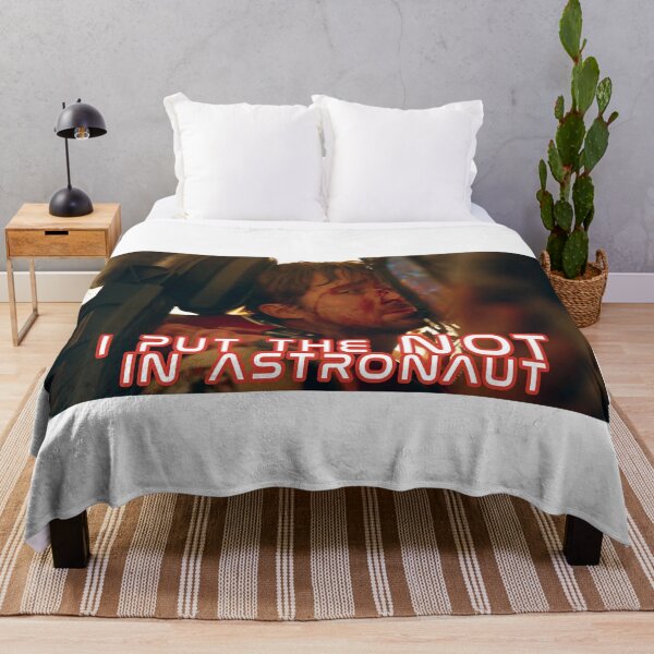 Item preview, "I put the NOT in astronaut" Ryan Gosling Project Hail Mary Movie Quote designed and sold by hesjustken.