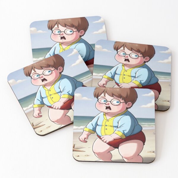 Item preview, Young Pete Griffen At The Beach – Summer Vibes & Sandcastles designed and sold by KoliBabb.