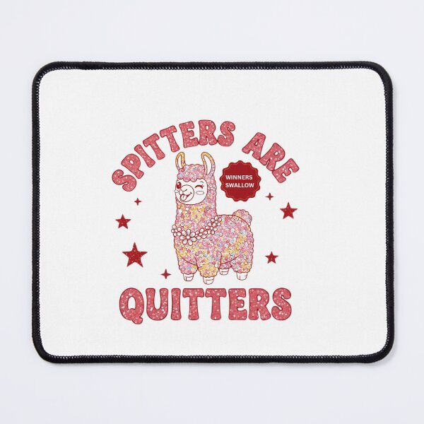 Item preview, Spitters are Quitters Raunchy Roulette gift Adult Humor Tee Funny Gag inappropriate Design for Girls Trip And Exchange designed and sold by MotivaChic.