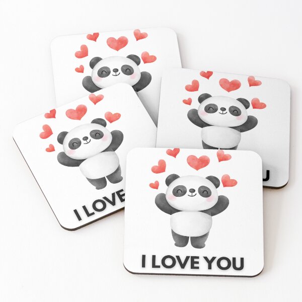 Item preview, I LOVE YOU PANDA designed and sold by MadeByPhil.