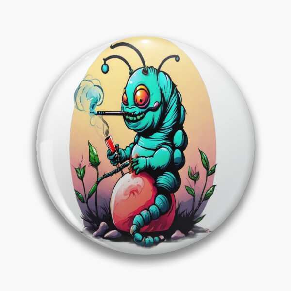 Item preview, Caterpillar Smoking A Blunt – High on Life (and Other Stuff) designed and sold by KoliBabb.
