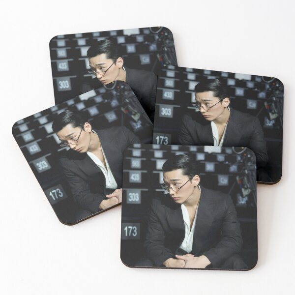 Item preview, daddy Choi San ATEEZ ice on my teeth kpop atiny sexy abs designed and sold by Kpop-Noona.