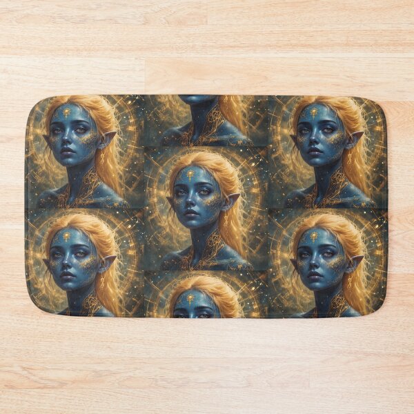Item preview, Blue elf high priestess. Magical fantasy. designed and sold by maddfishy1975.