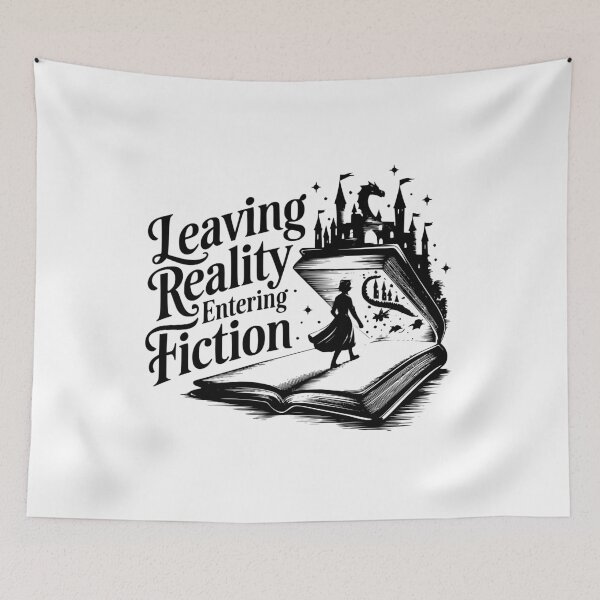 Item preview, Leaving reality – book lover & fantasy reader design designed and sold by CleanDecor.