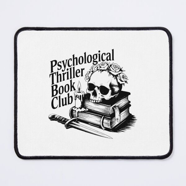 Item preview, Psychological thriller book club – dark book lover design designed and sold by CleanDecor.
