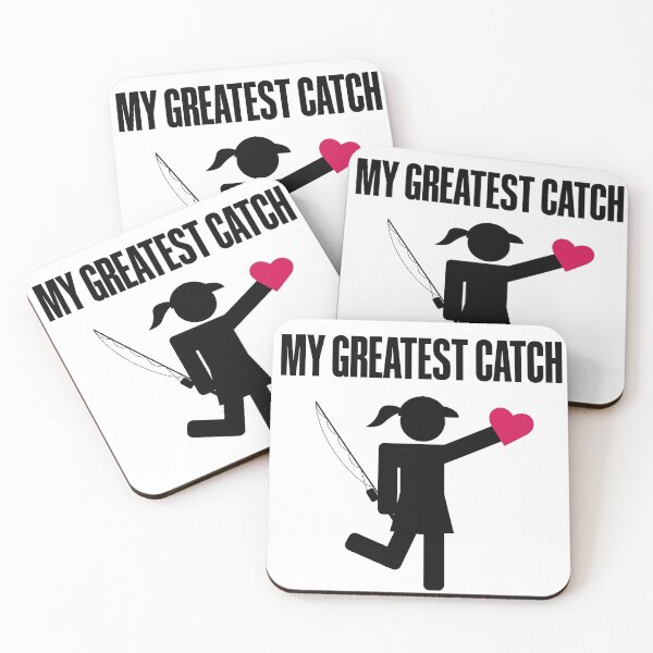 Item preview, My Greatest Catch Heart designed and sold by Hook'n'Bait.