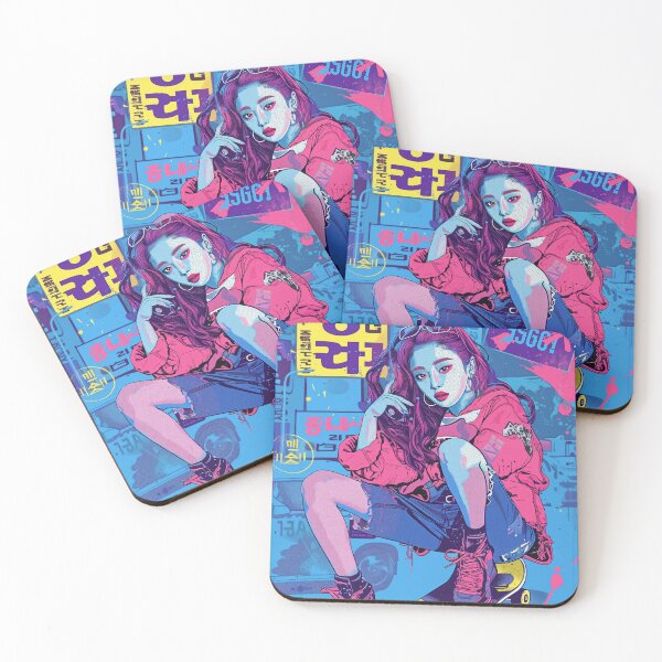 Item preview, Korean Girl Skater in Street Pop Style designed and sold by 리나 .