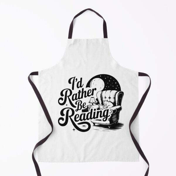 Item preview, I’d rather be reading – book lover quote design designed and sold by CleanDecor.